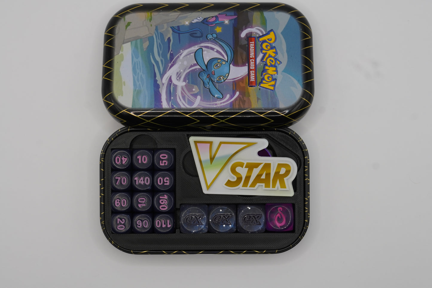 pokemon terning sæt med mini tin